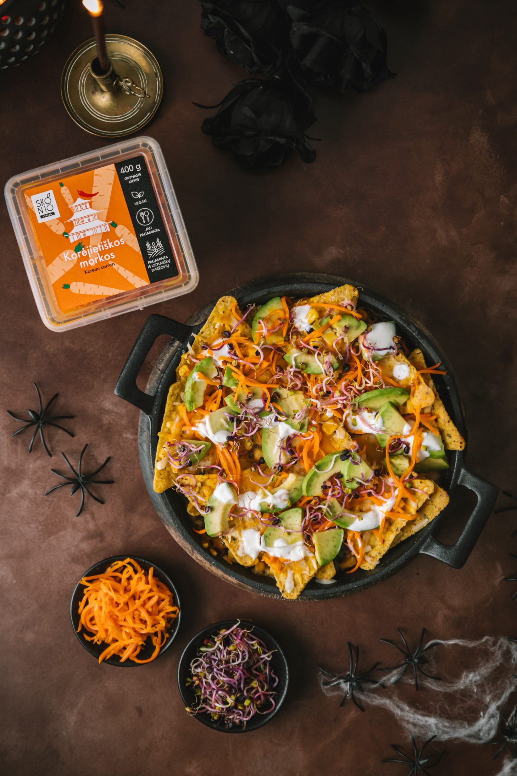 Užkepti nachos